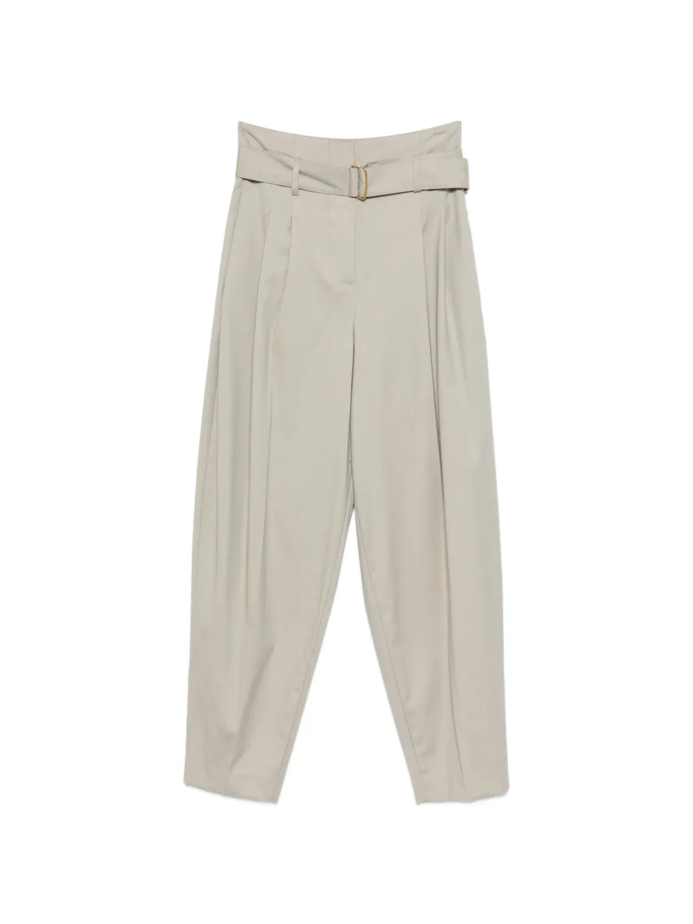 Erika Cavallini tapered trousers - Toni neutri