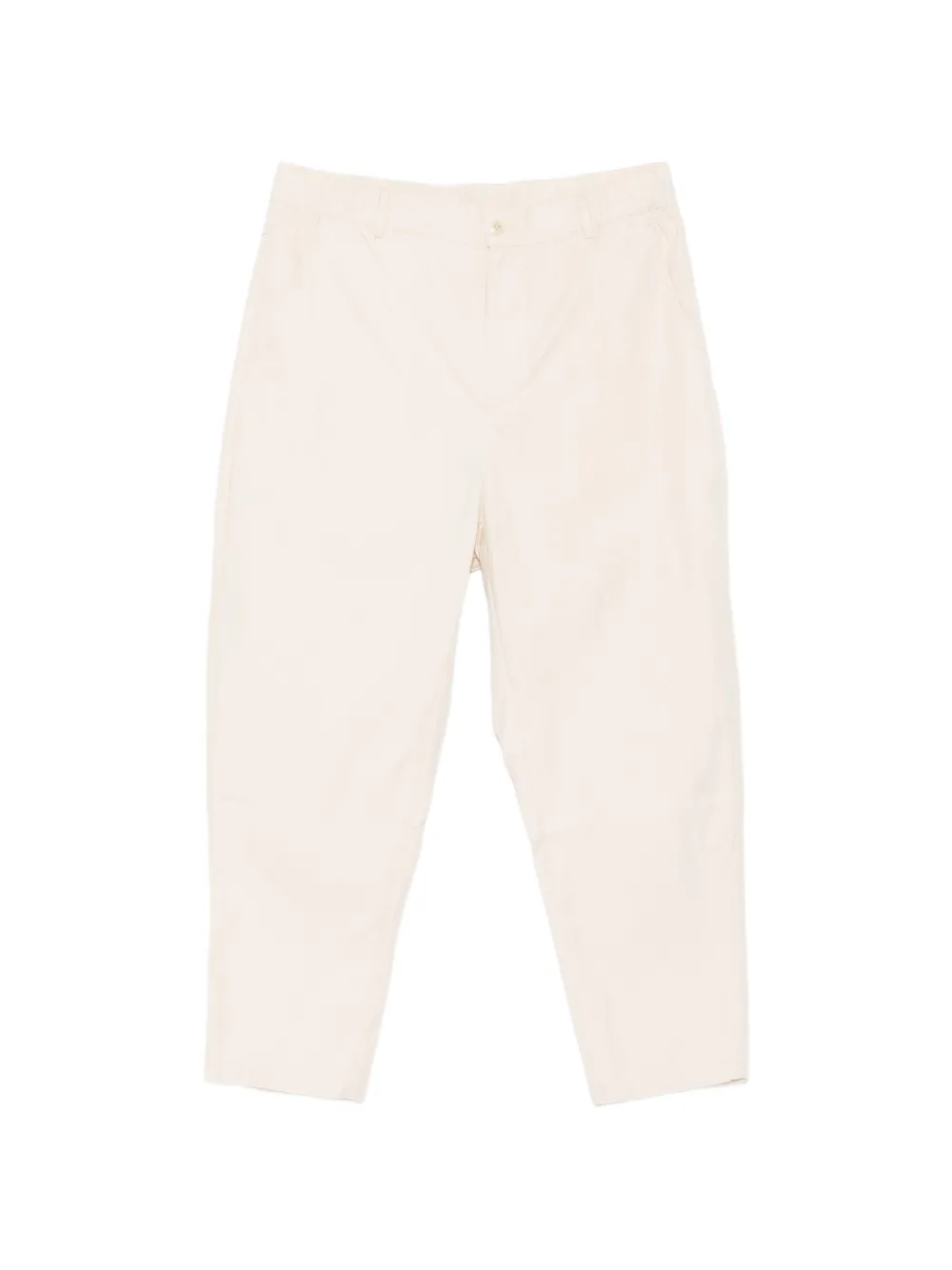 PSOPHIA elasticated-waistband tapered trousers - Nude