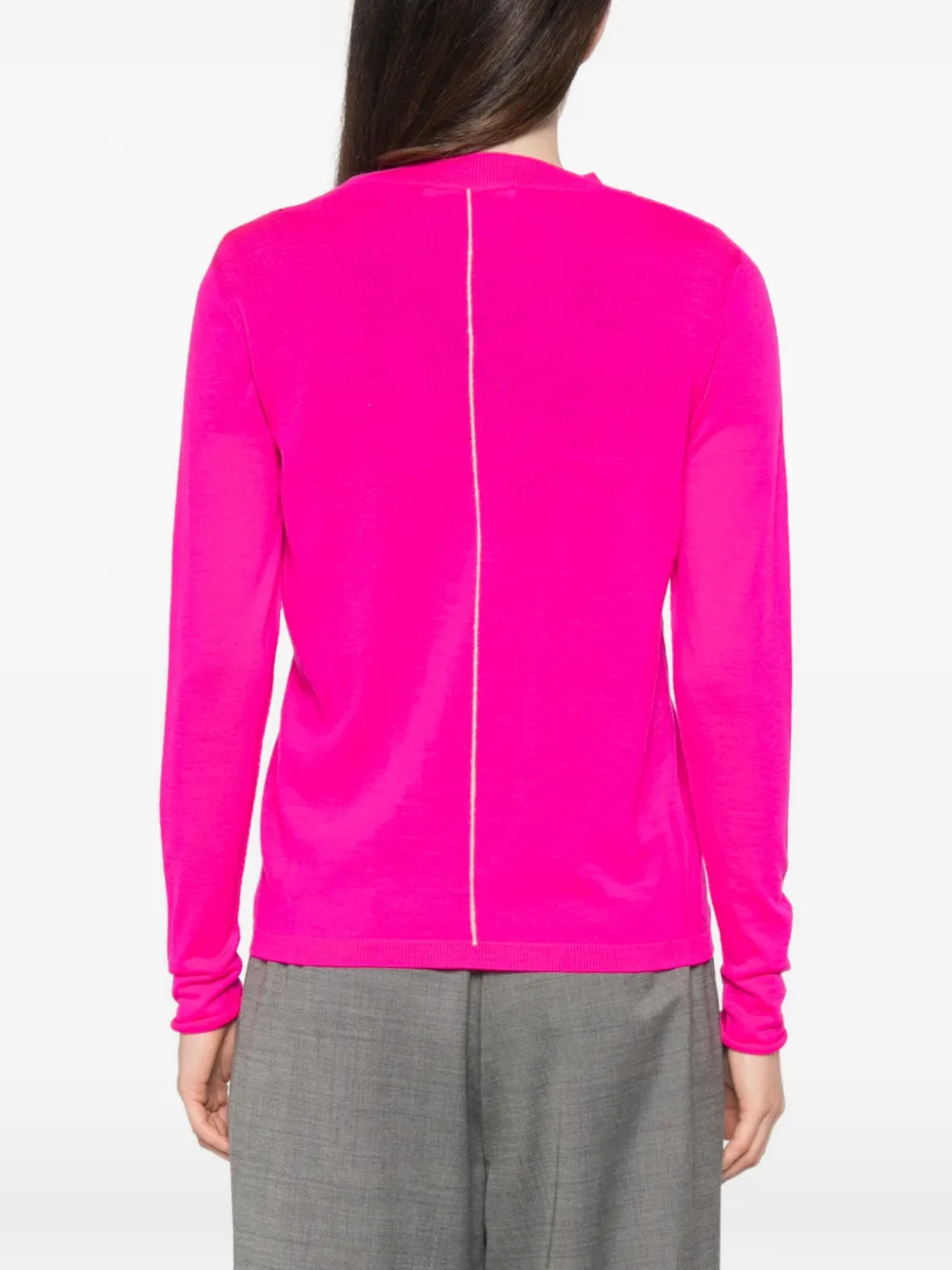 Liviana Conti Trui met ronde hals Roze