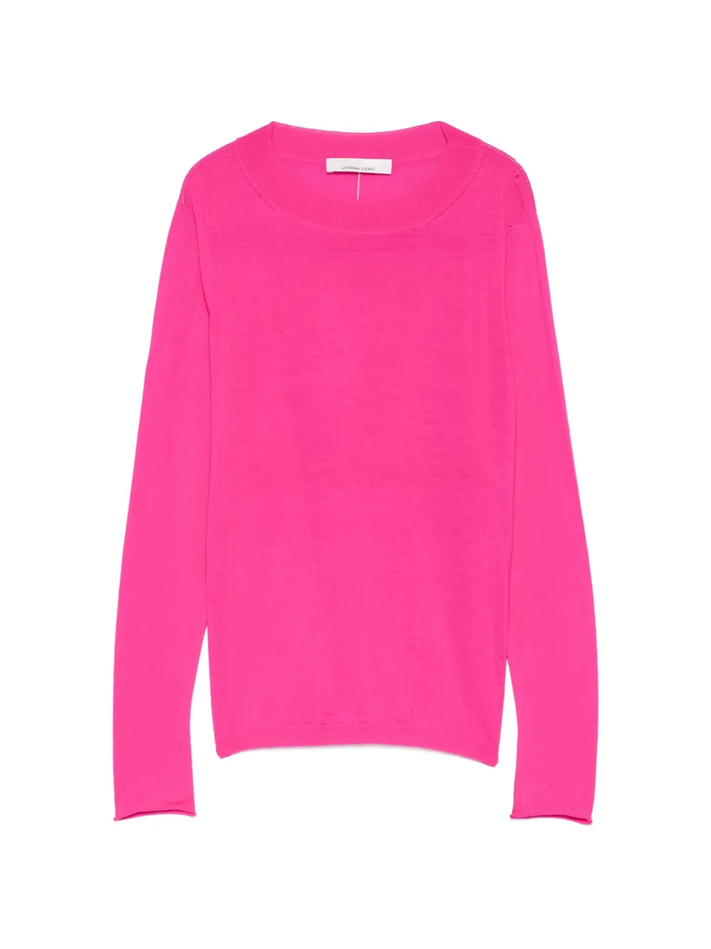 Liviana Conti crew-neck sweater - Rosa
