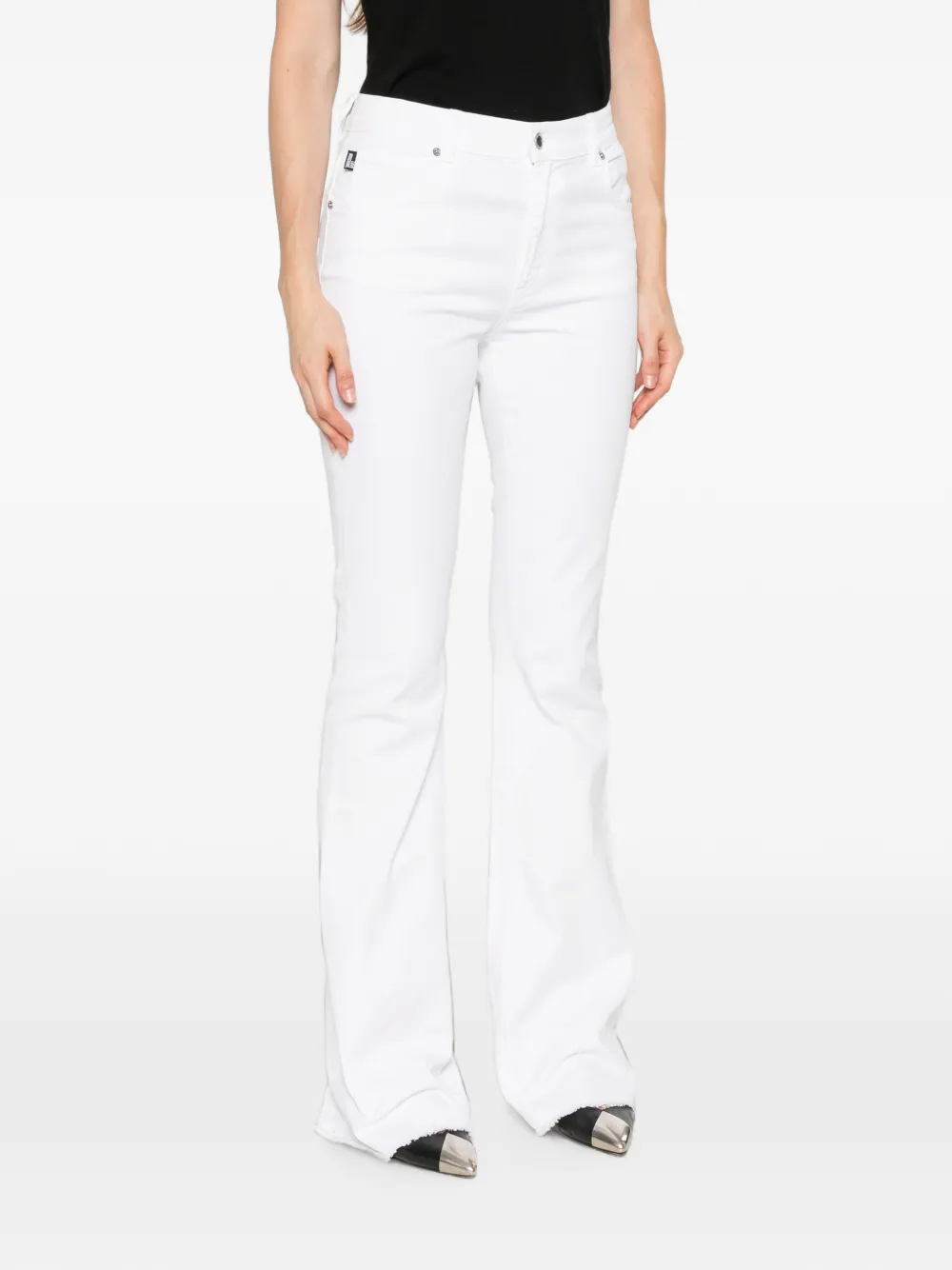 Love Moschino Flared jeans Wit