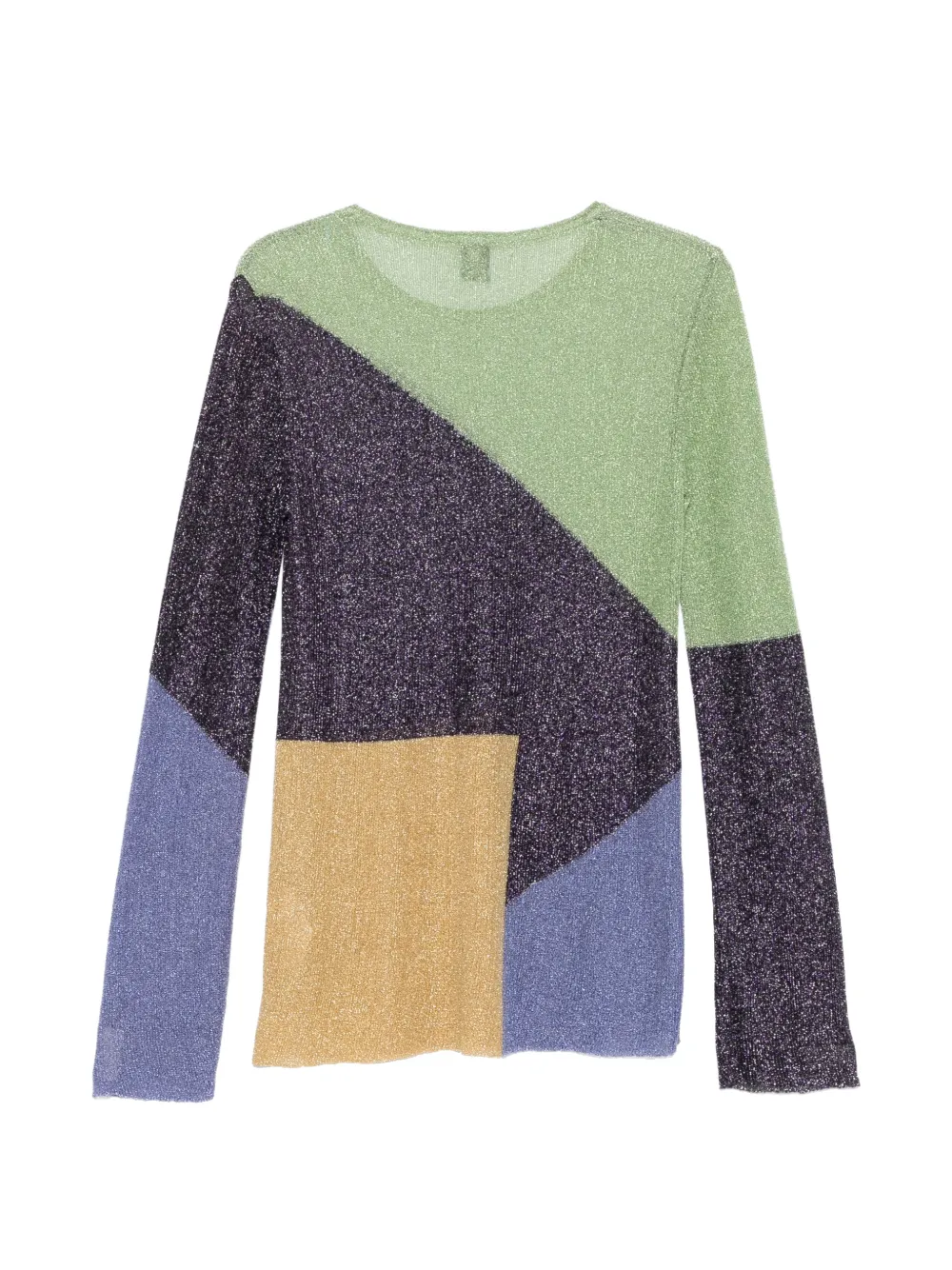  Missoni Pull à Design Colour Block - Violet 