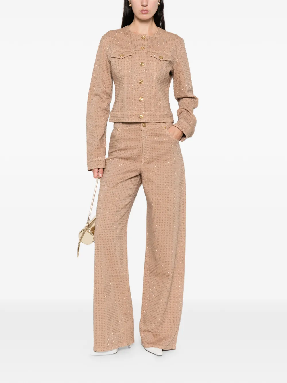 Blumarine rhinestone-embellished jacket | Chamarras de mezclilla | Image 2