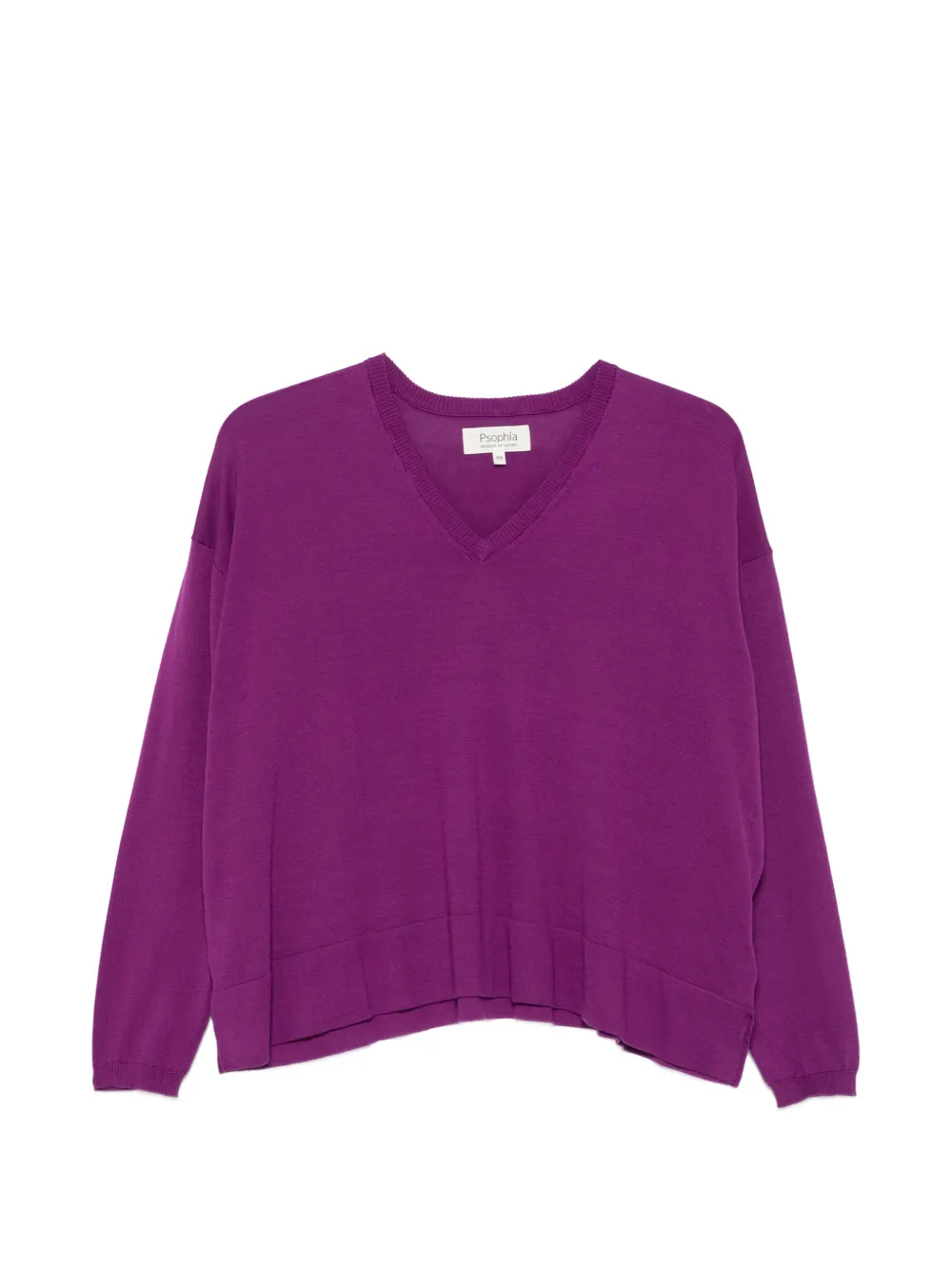PSOPHIA V-neck sweater - Viola
