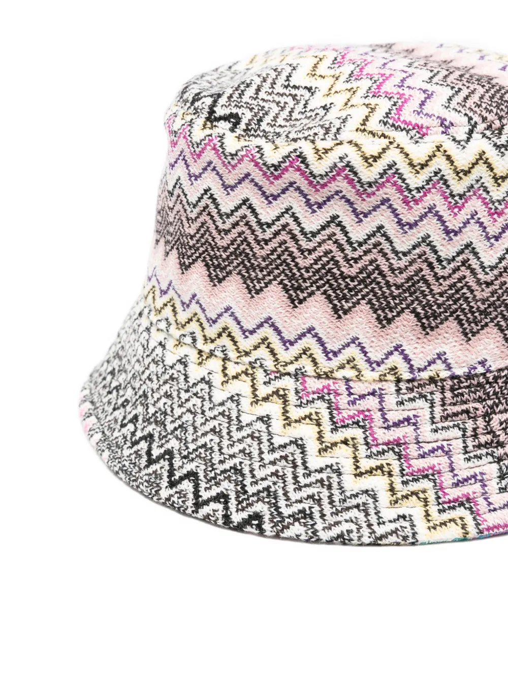 Missoni Zigzag Bucket Hat In Neutral