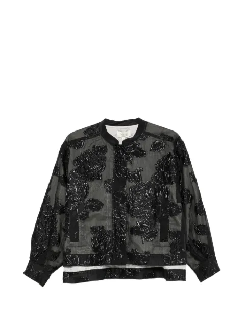PSOPHIA floral-fil-coupé jacket
