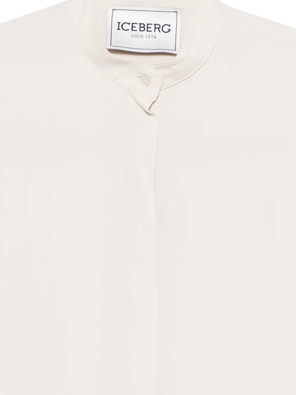 Iceberg Kraagloos overhemd Beige