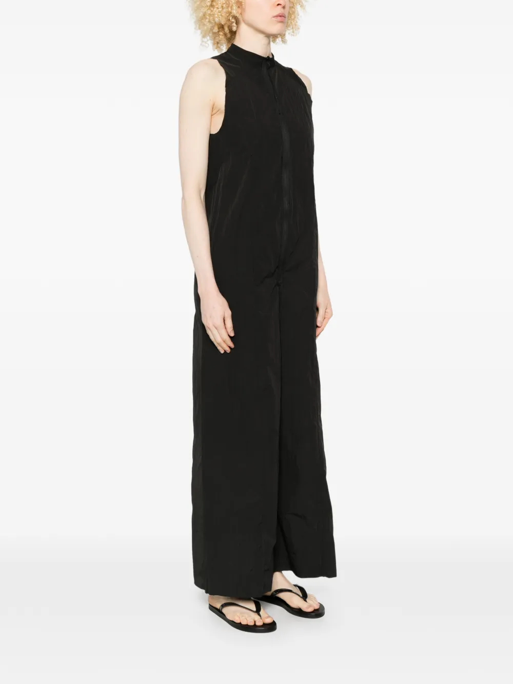 Osklen 지퍼 와이드 점프수트 In Black