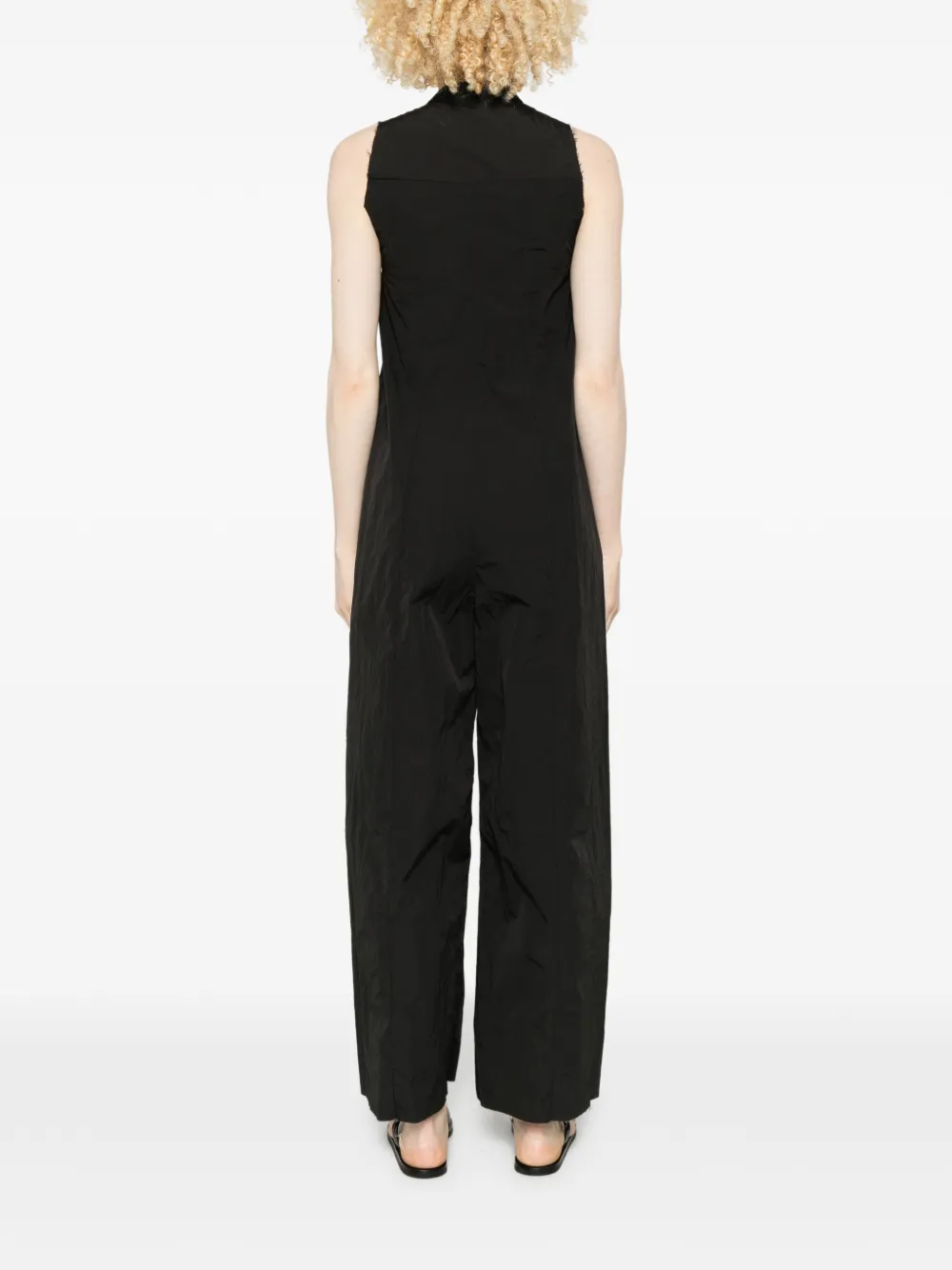 Osklen 지퍼 와이드 점프수트 In Black