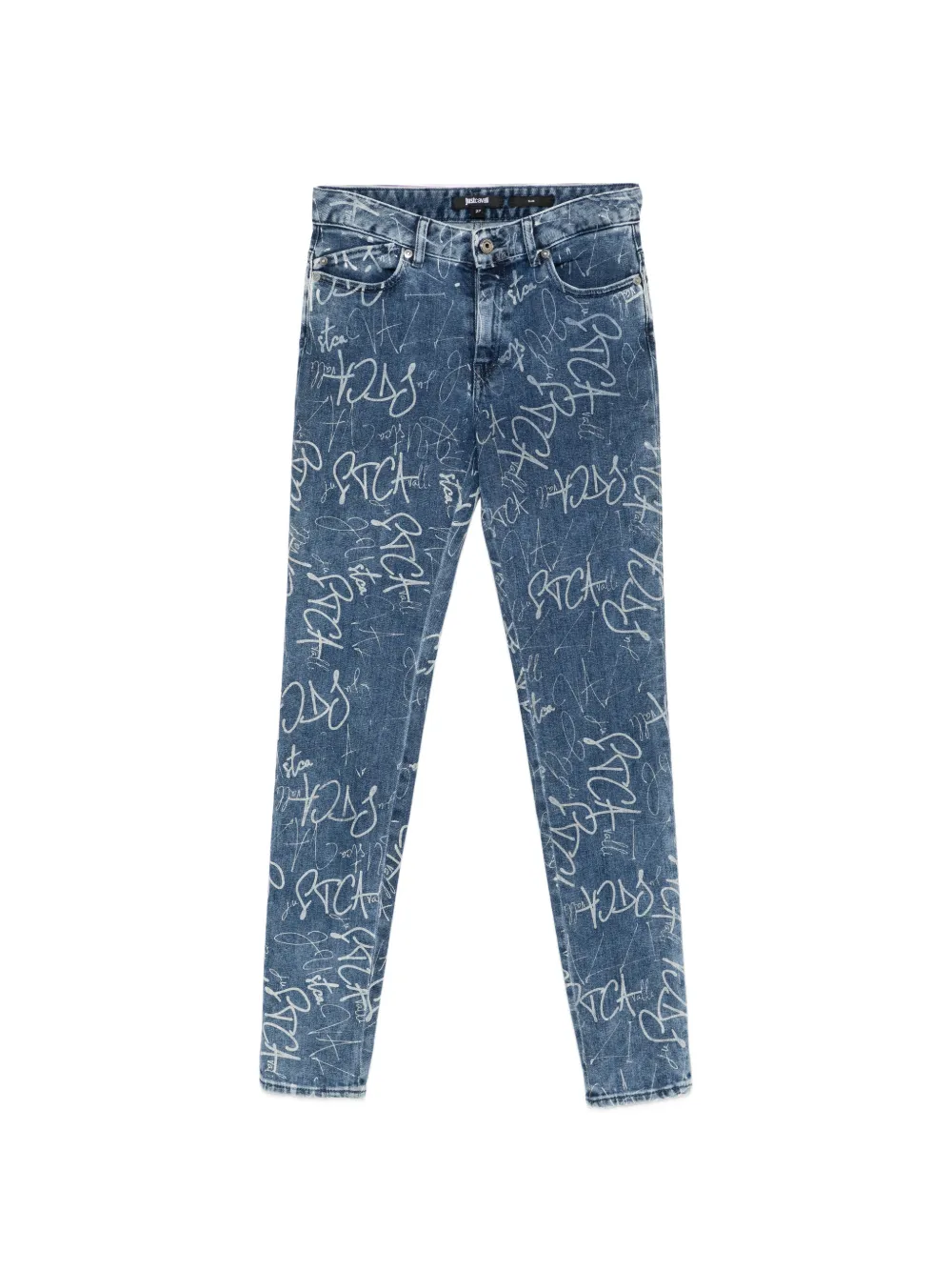Just Cavalli Jeans con stampa - Blu