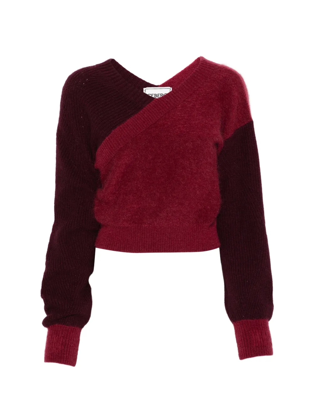Iceberg V-neck sweater - Rosso