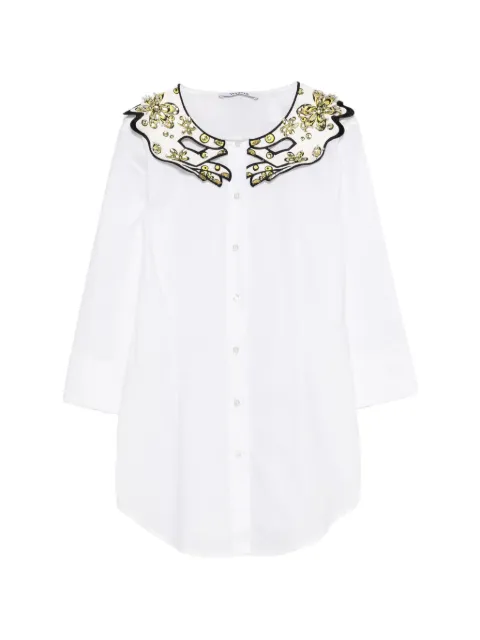 Vivetta crystal-embellished shirt