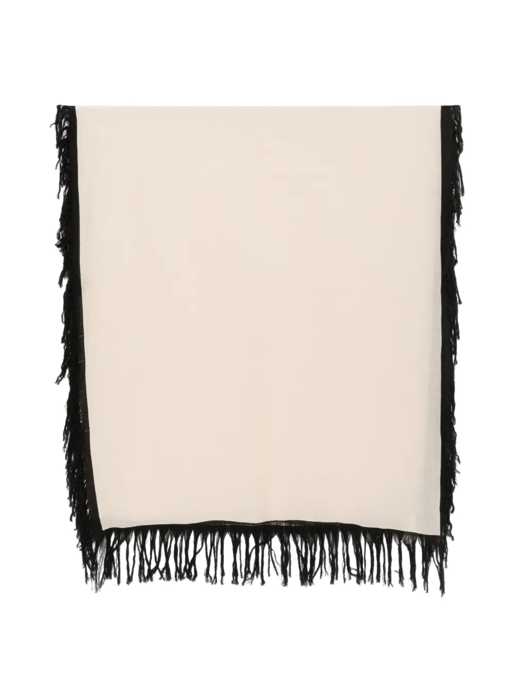 By Malene Birger Fringah fringed scarf - Nude