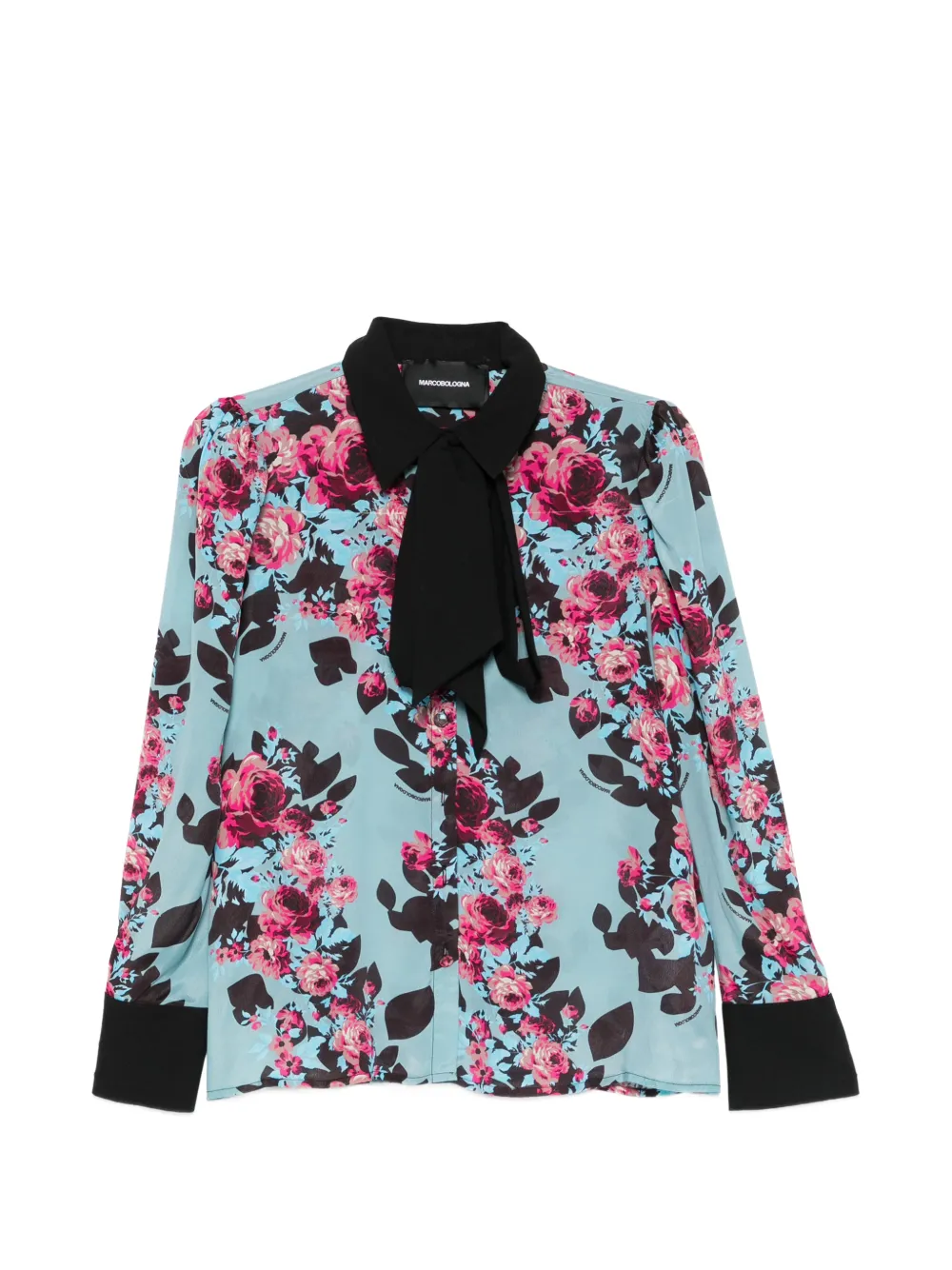 Marco Bologna Nersuiti floral-print shirt - Blu