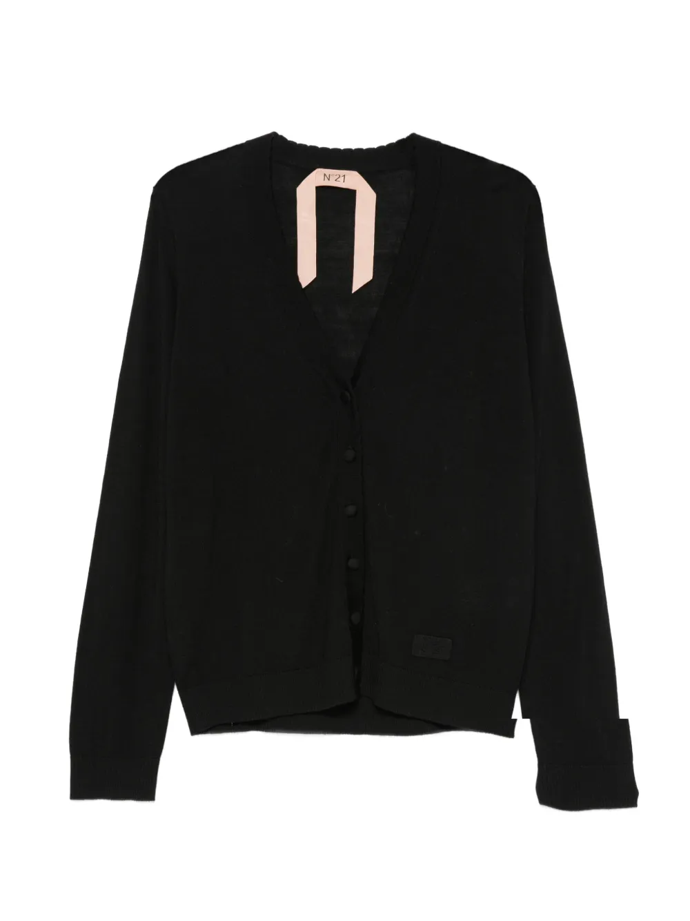 Nº21 V-neck cardigan - Black
