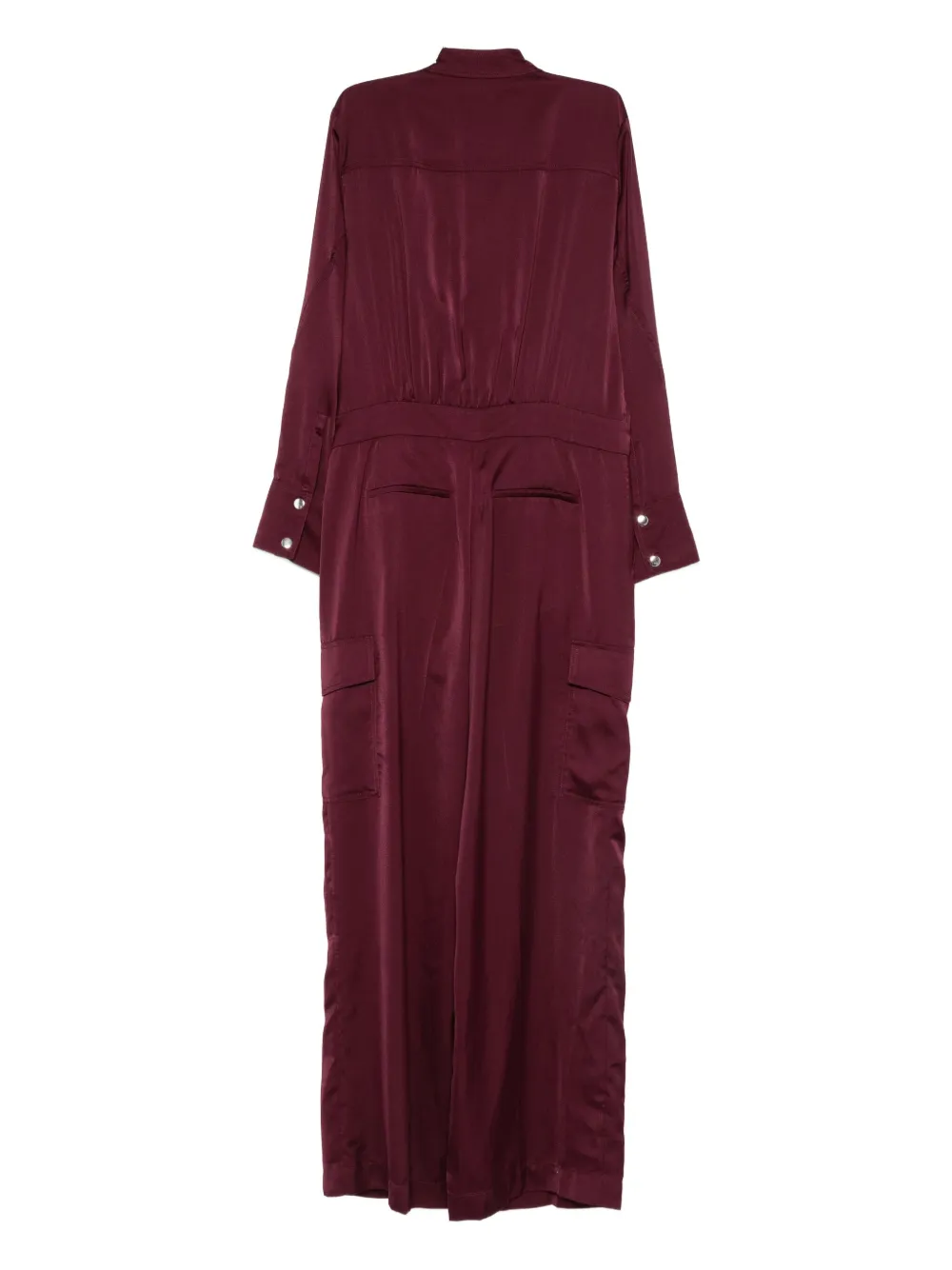 Ba&sh Carmy Jumpsuit In Burgundy