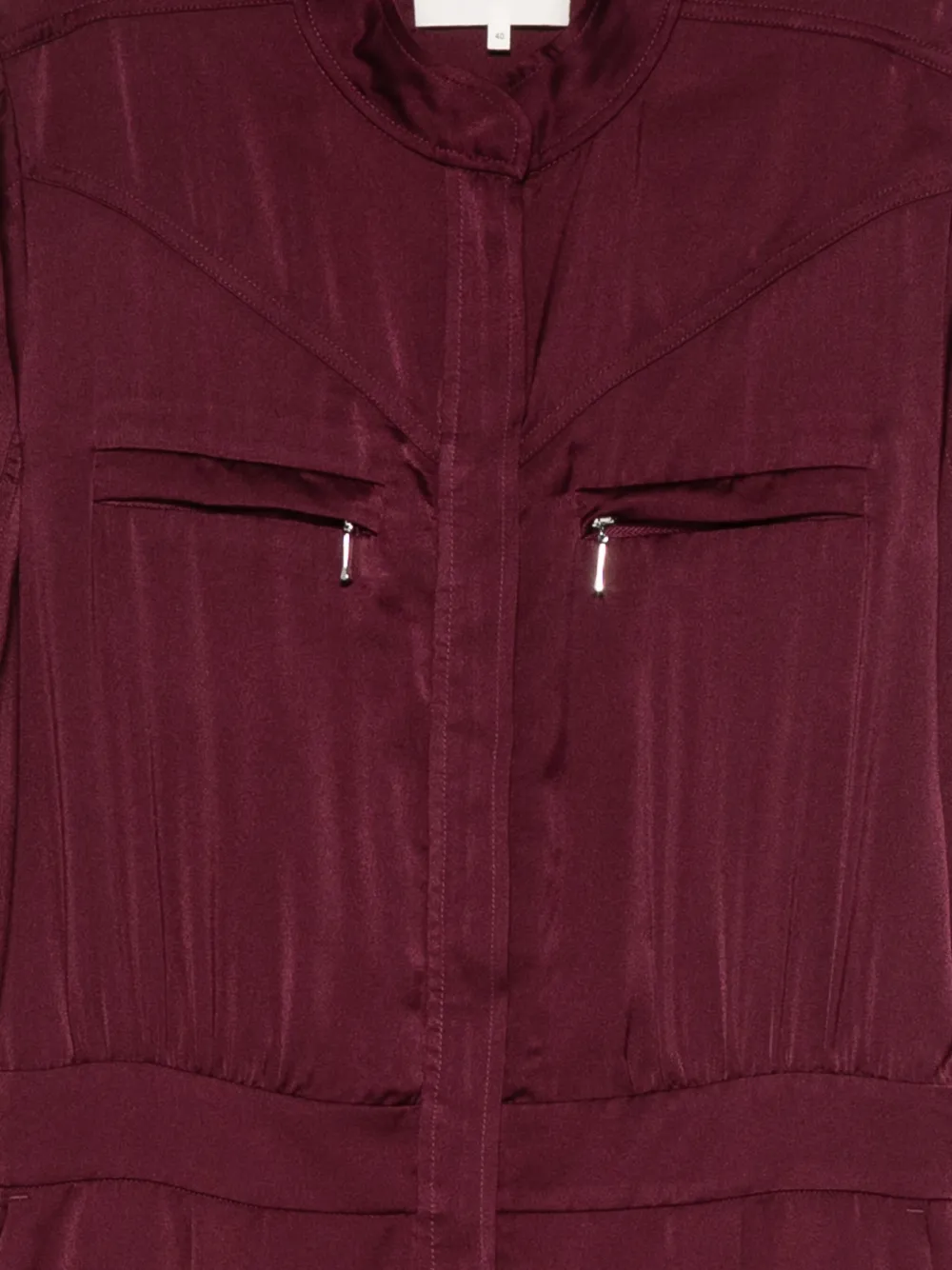 Ba&sh Carmy Jumpsuit In Burgundy