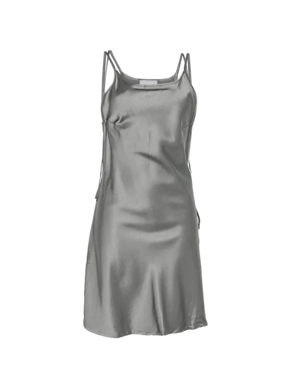 Halfboy spaghetti-strap mini dress - Grigio
