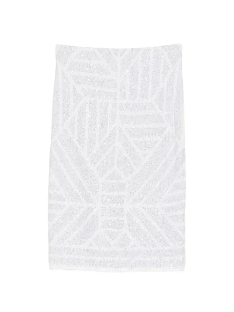 Circus Hotel sequin-embellishment midi skirt
