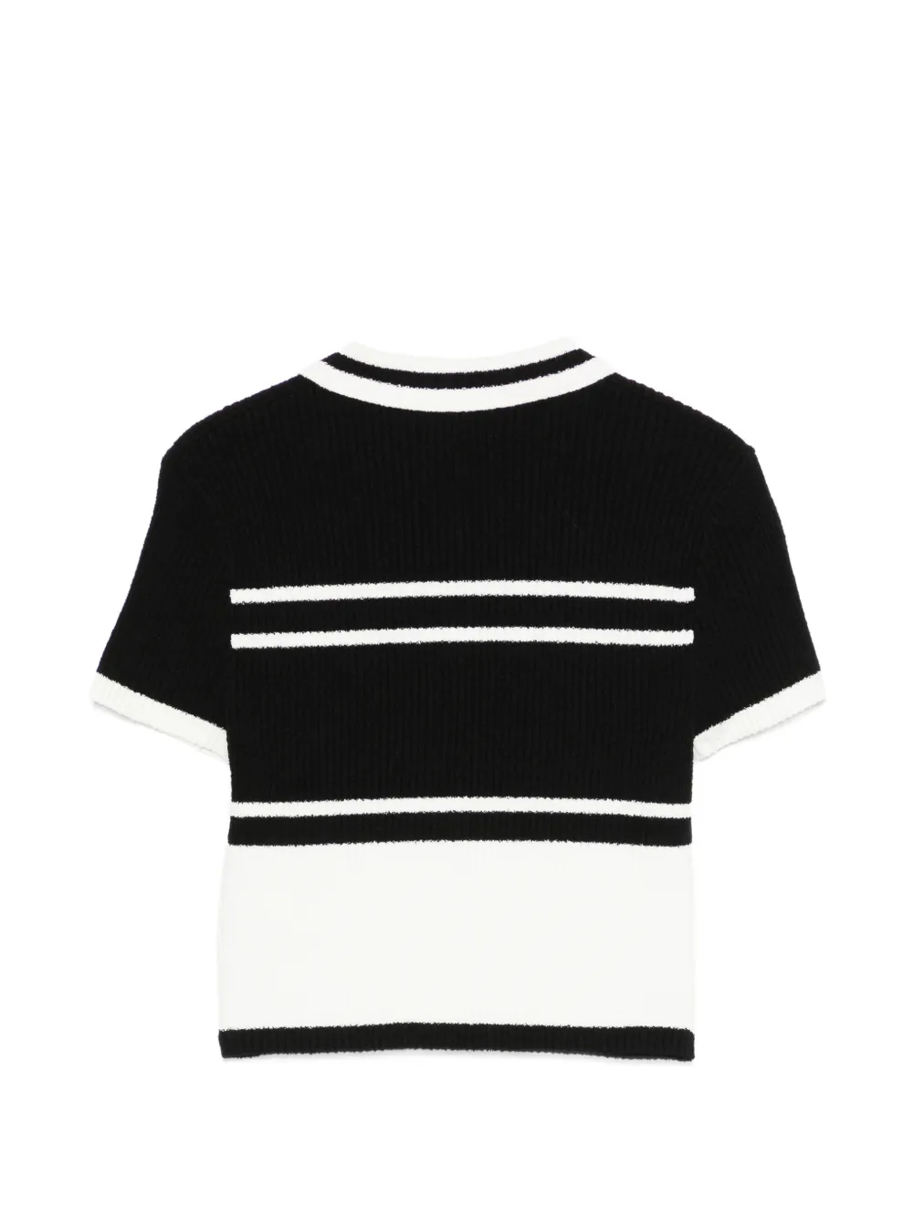  Misbhv Polo A Rayas - Negro 