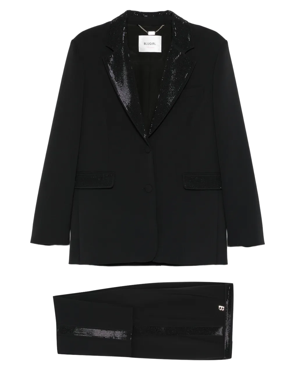 Blugirl sequin-embellished suit - Nero