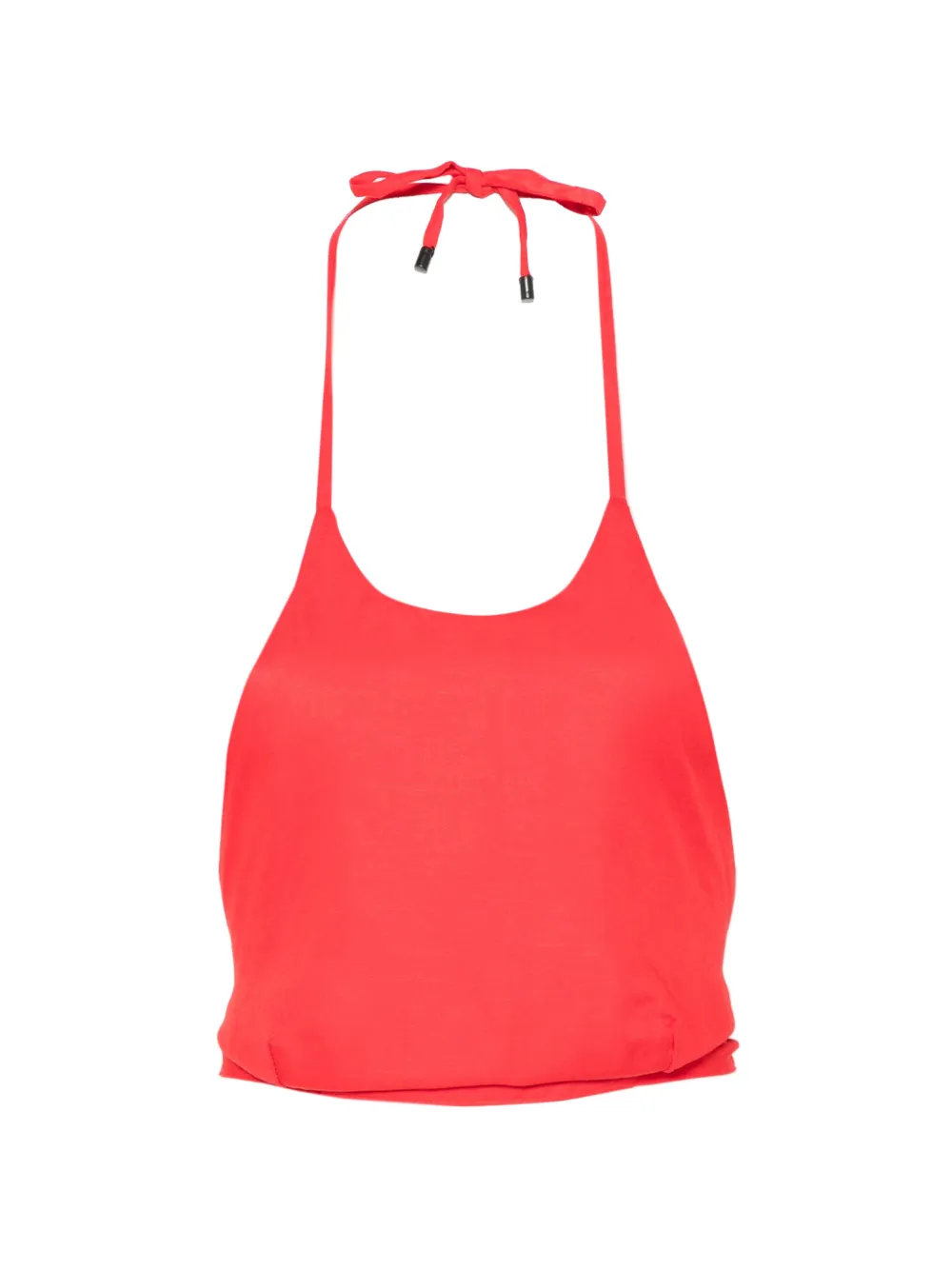 Osklen tie-fastening top - Rosso