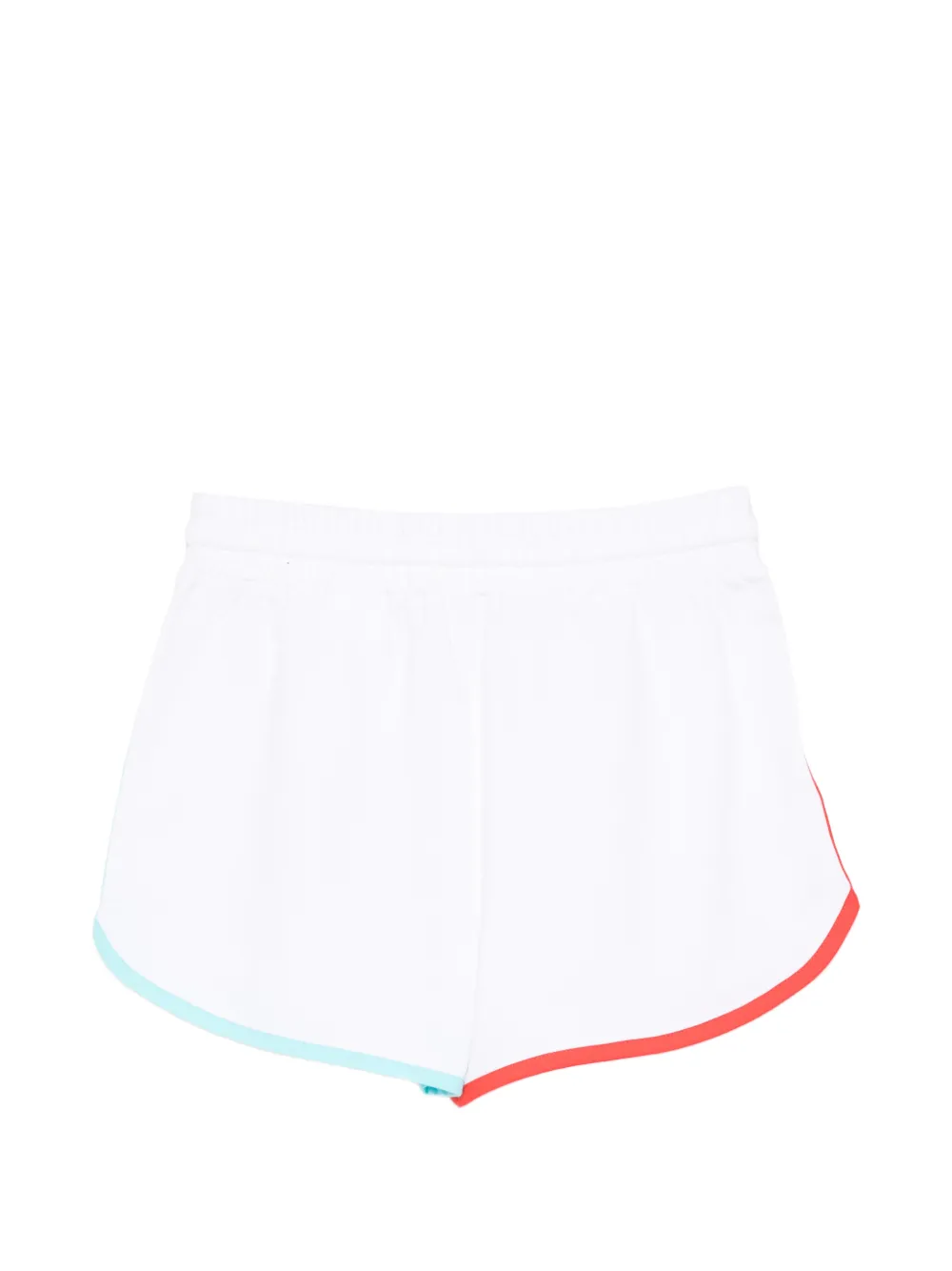 Love Moschino Shorts met contrasterende afwerking en logoprint Wit