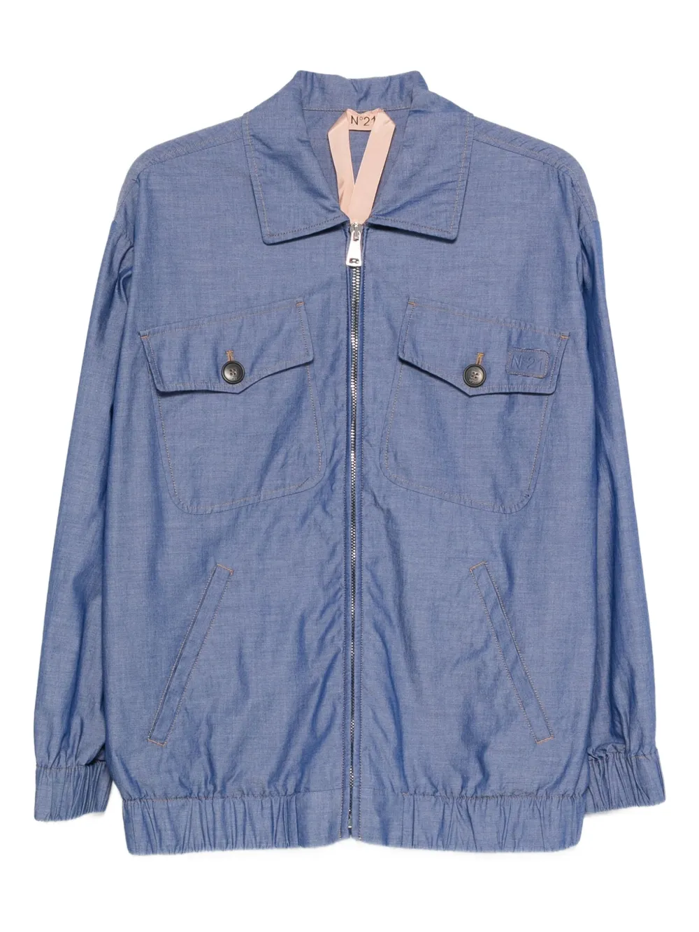 Nº21 button pocket denim jacket | Blue | Image 1