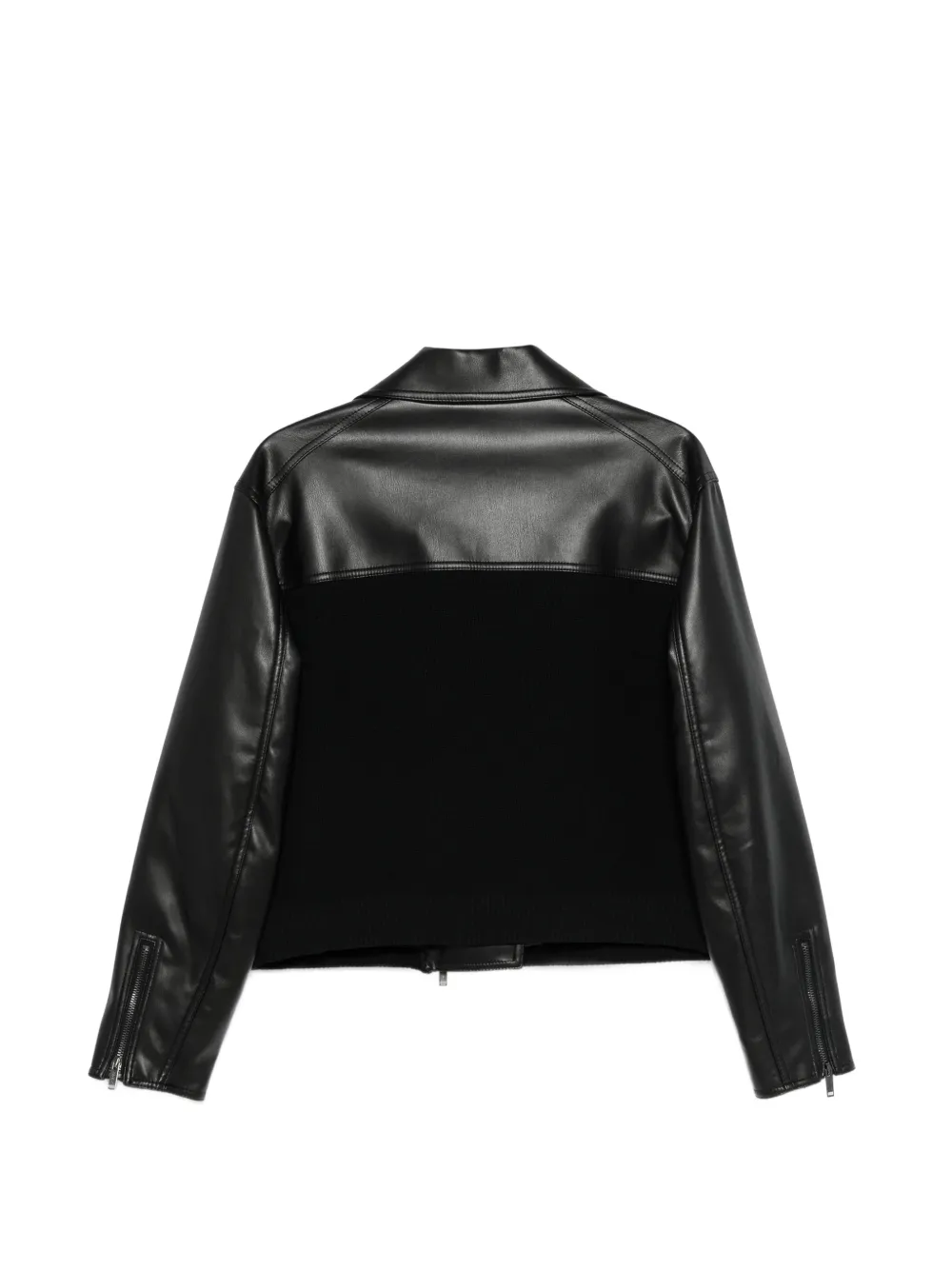  Iceberg Zip-up Biker Jacket - Black 