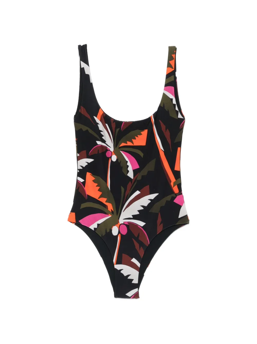 Osklen patterned swimsuit - Nero