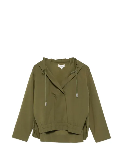 PSOPHIA drawstring-hood elasticated-hem hoodie