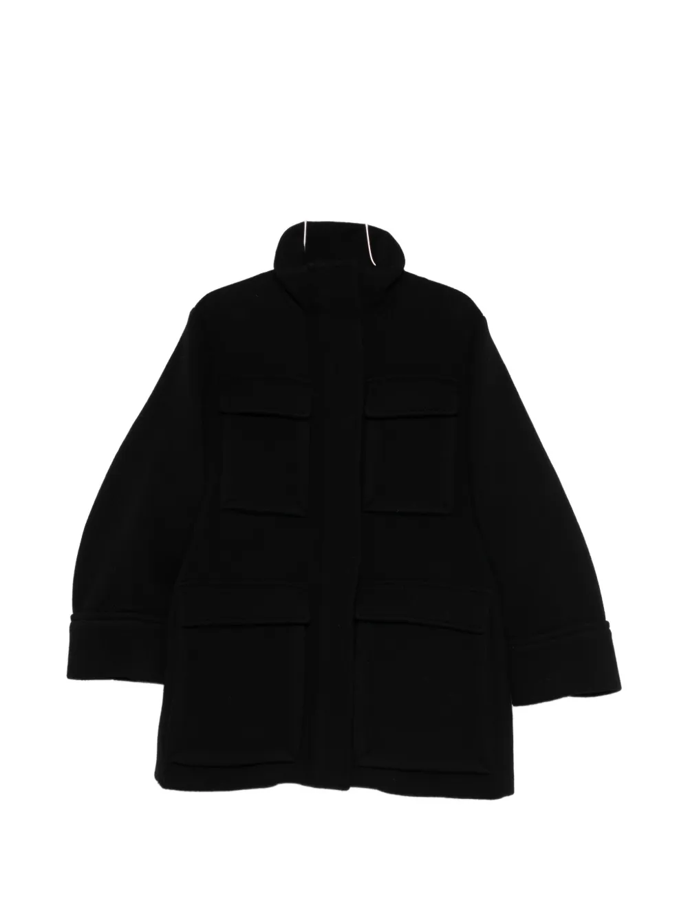 Circus Hotel pocket overcoat - Nero