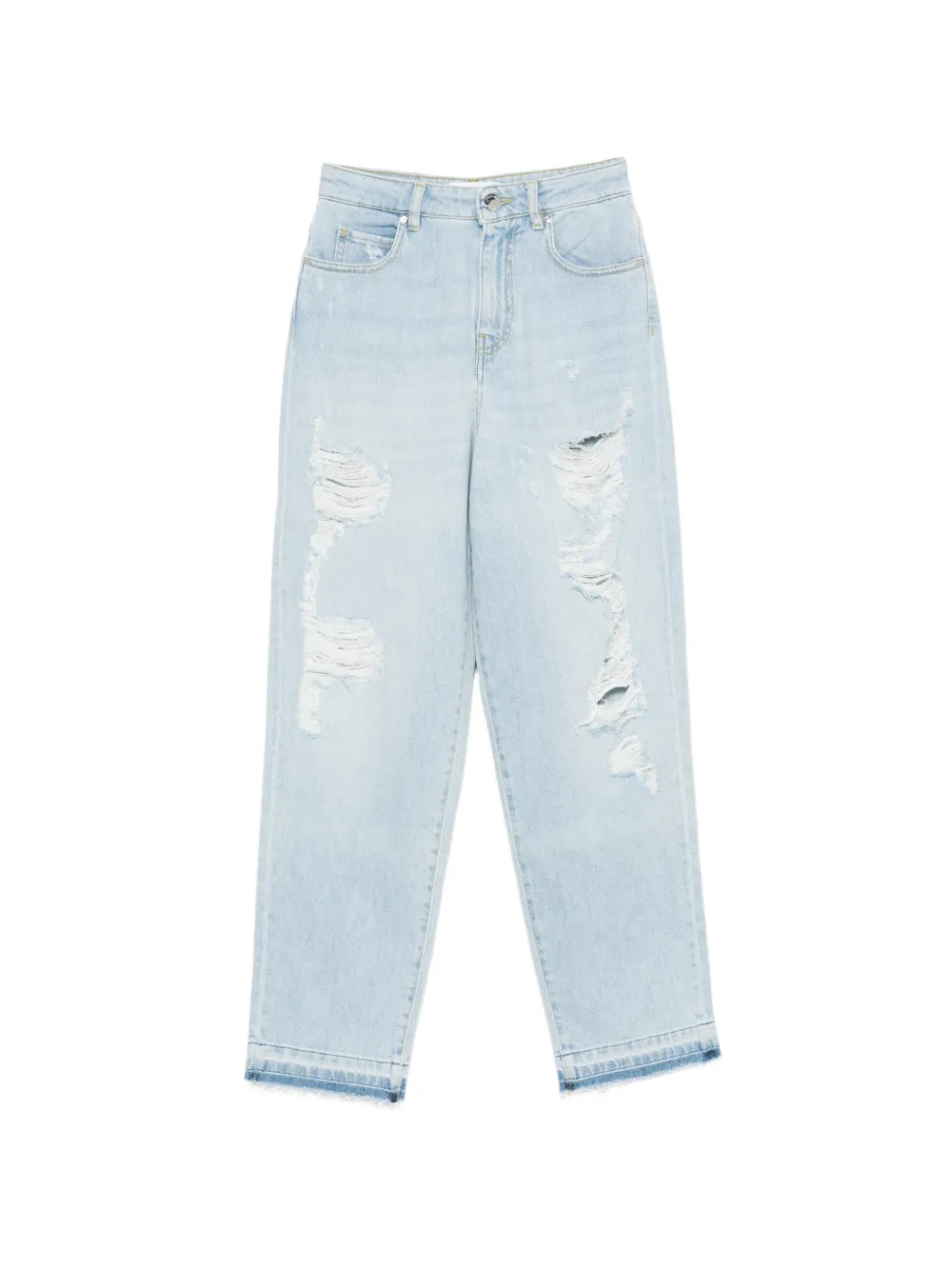 PINKO Jeans Maddie 5 con effetto vissuto - Blu