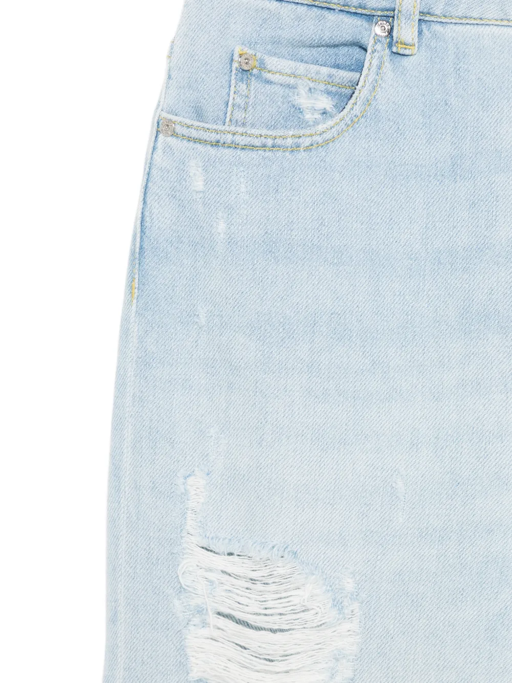 PINKO Maddie 5 gerafelde jeans Blauw