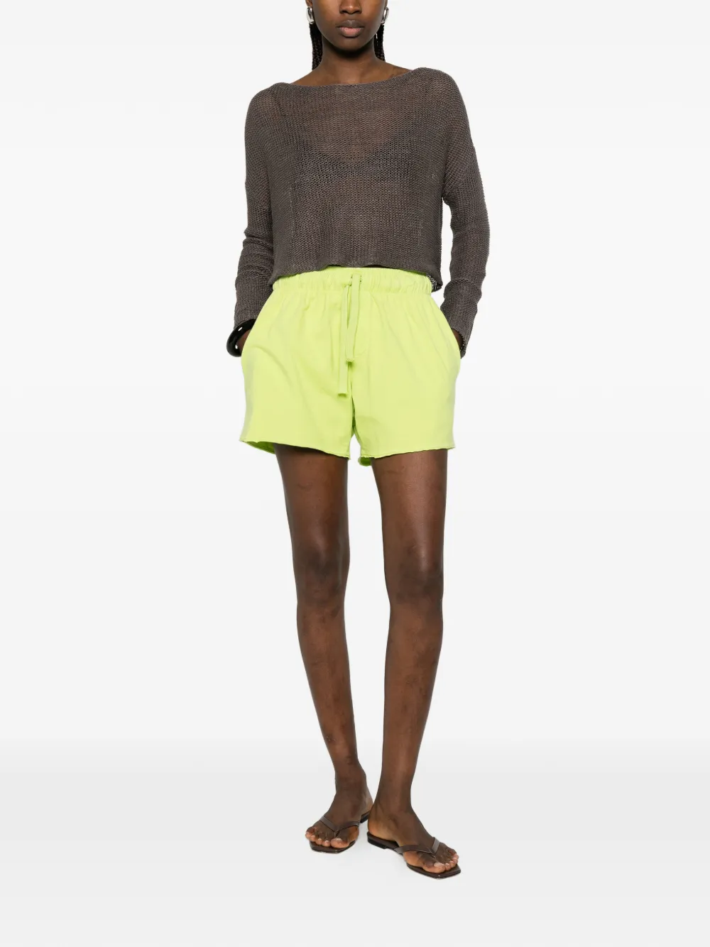  Osklen Bermudas Con Cordones - Verde 
