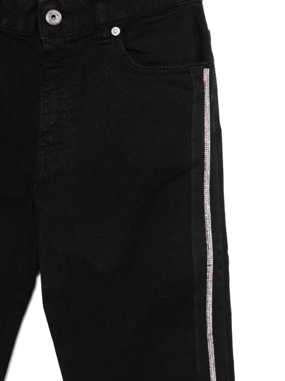 Just Cavalli Jeans met riemlussen Zwart