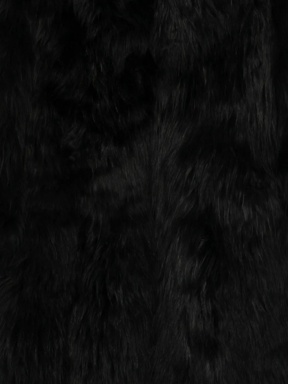 Blumarine Fur Coat In Black