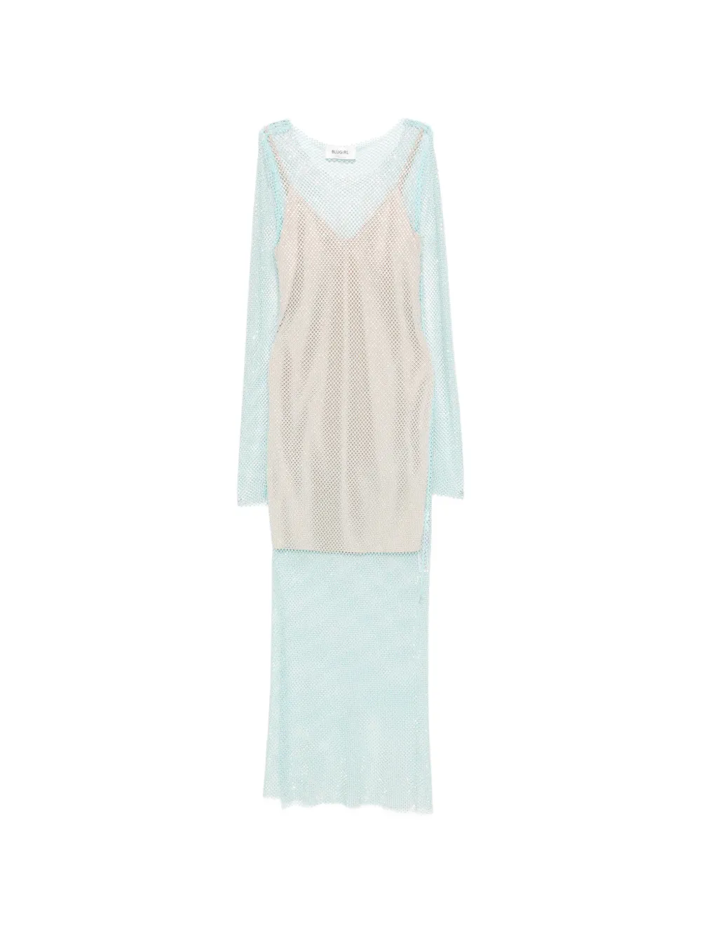 Blugirl long-sleeved sequin dress