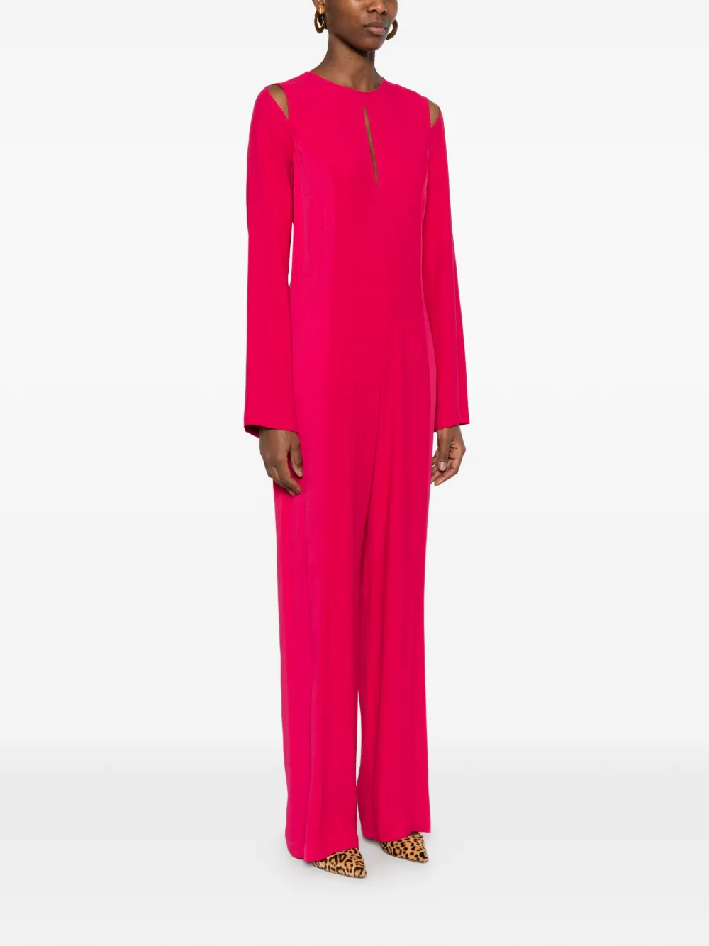  Erika Cavallini Long-sleeve Jumpsuit - Pink 