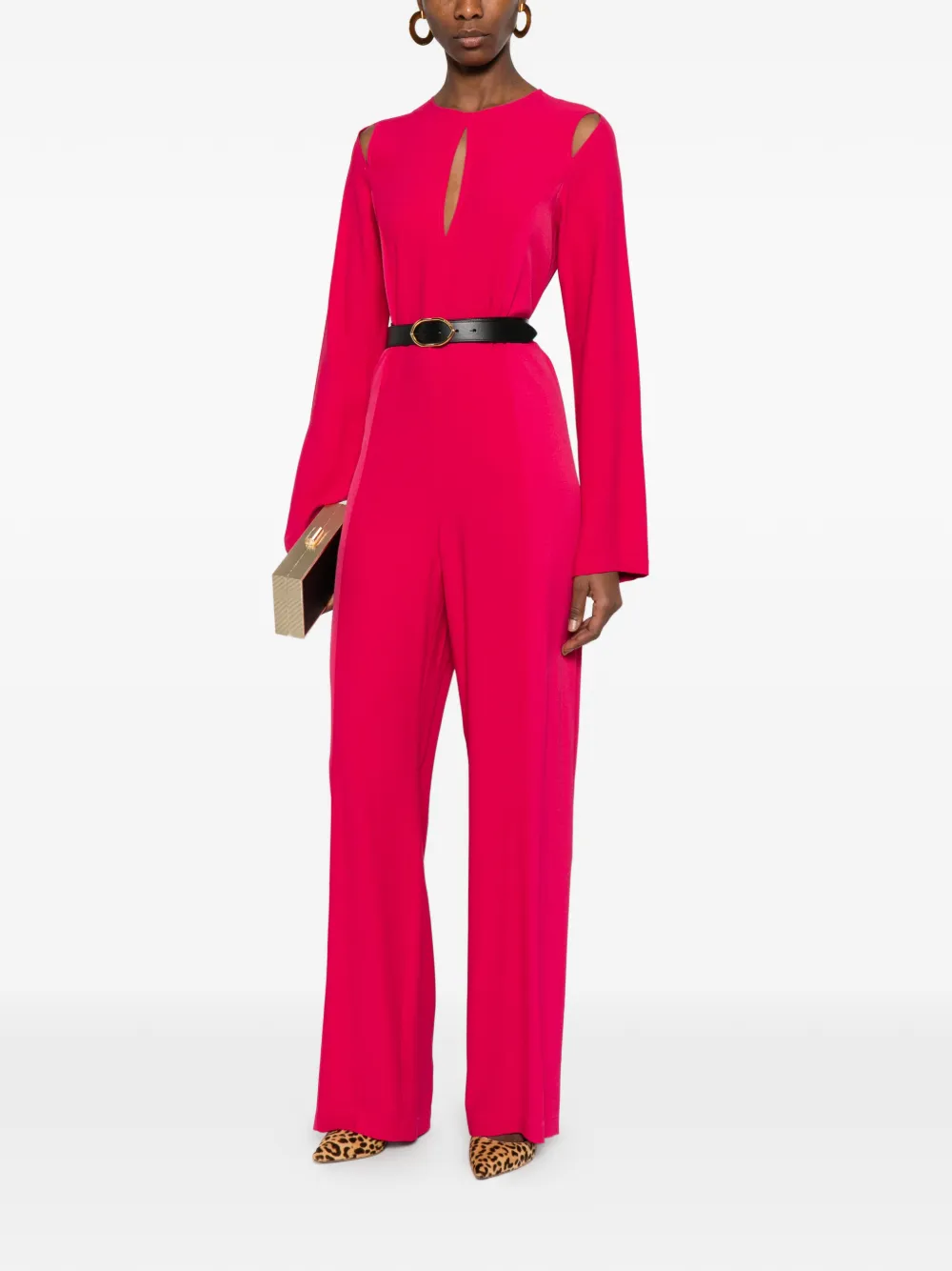  Erika Cavallini Long-sleeve Jumpsuit - Pink 