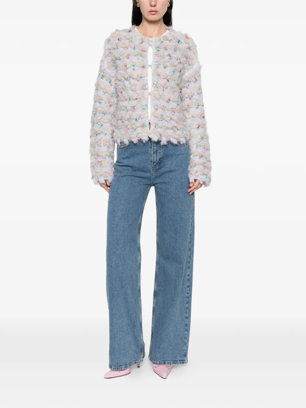 Blumarine bouclé jacket | Fitted Jackets | Image 2