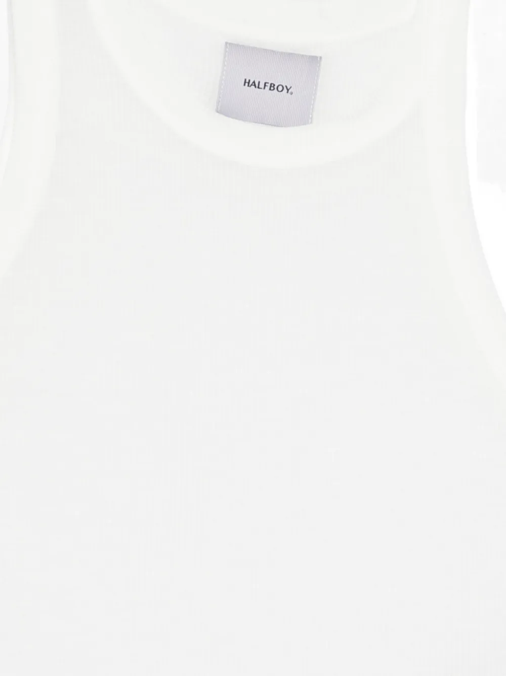  Halfboy Top Sin Mangas - Blanco 