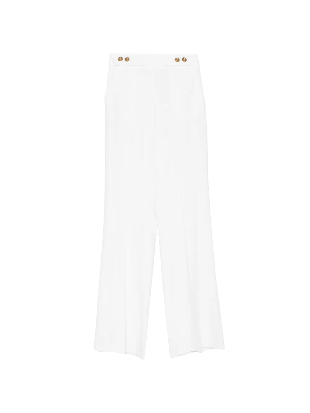 PINKO buttoned straight trousers - Weiß