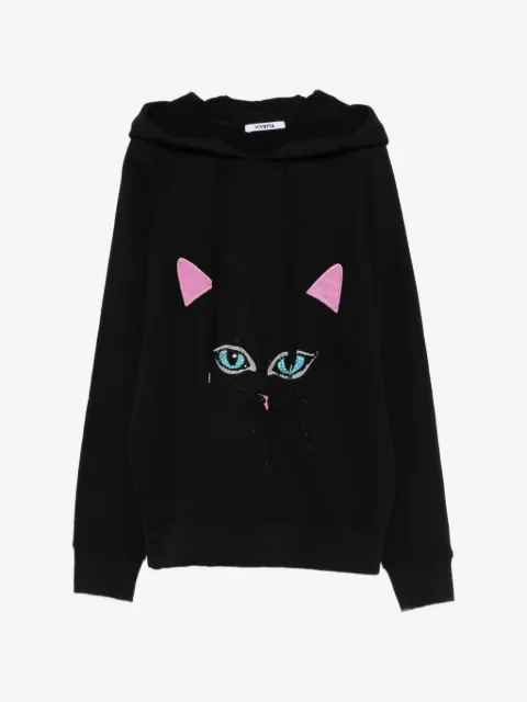 Vivetta sequin-appliqué hoodie