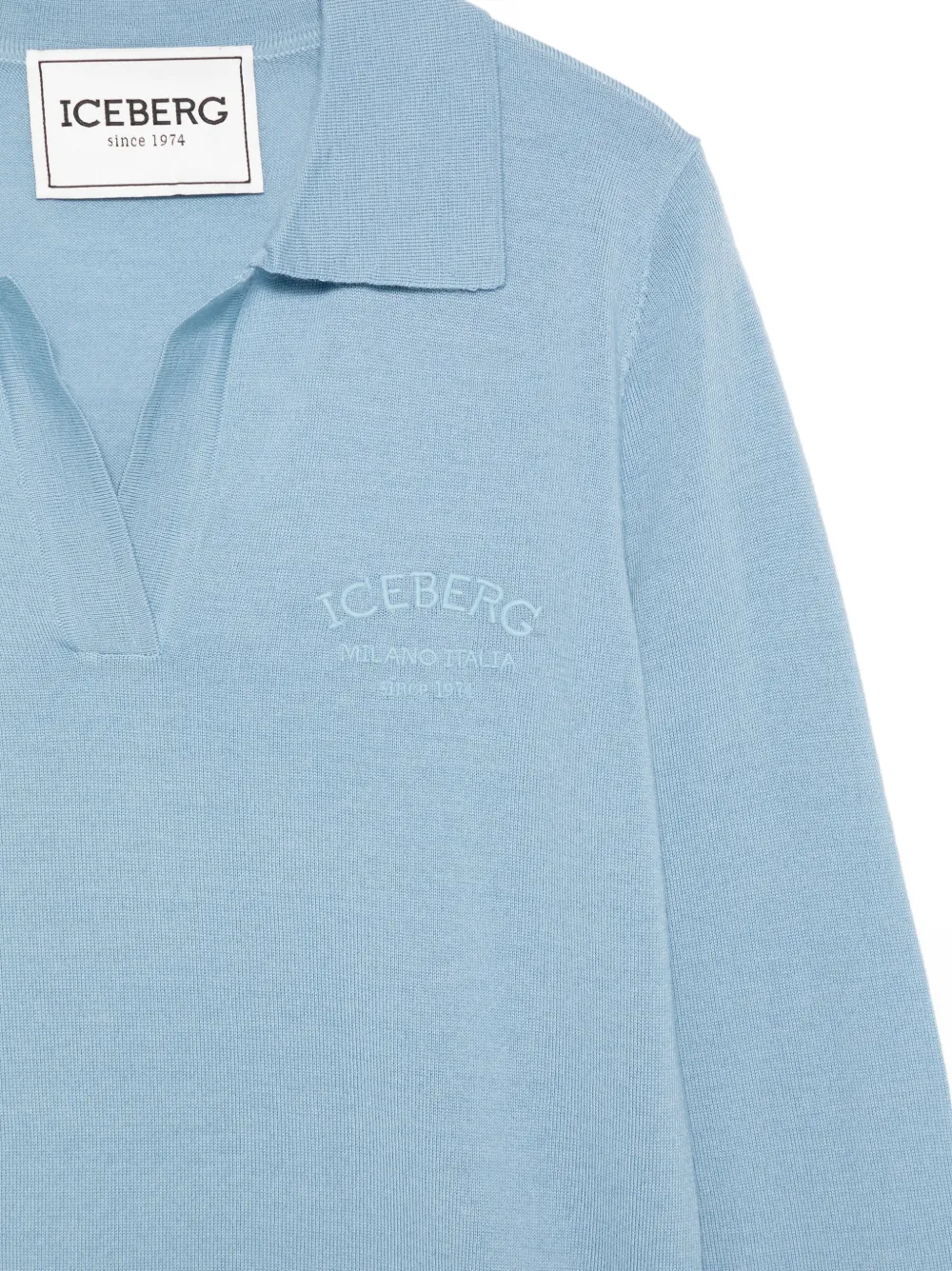 Iceberg Trui met V-hals Blauw
