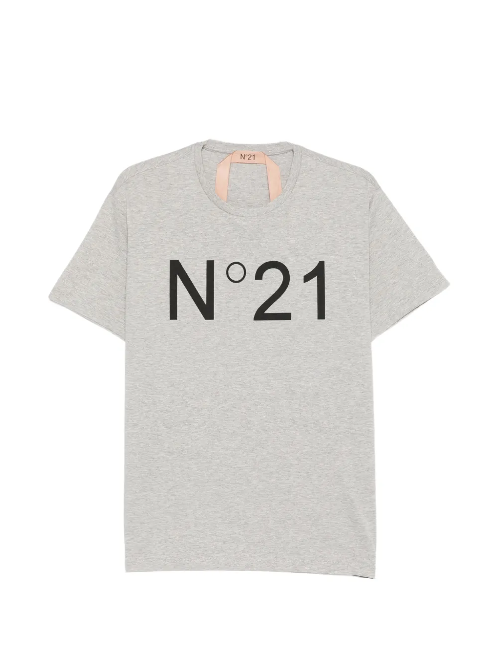 Nº21 logo-print T-shirt - Grigio