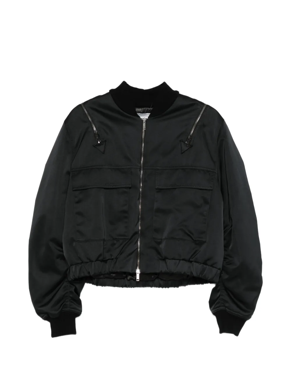 Iceberg Bomber con zip - Nero