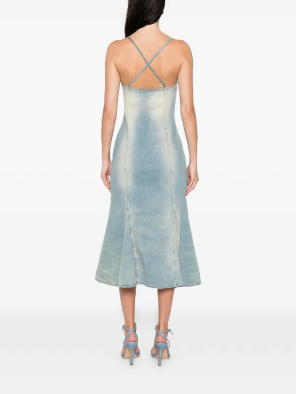 blue studded dress Blumarine Slit | bridesmaid-lightblue Tide & Timber Blue Style:BIFM Bri Studded Denim Mini
