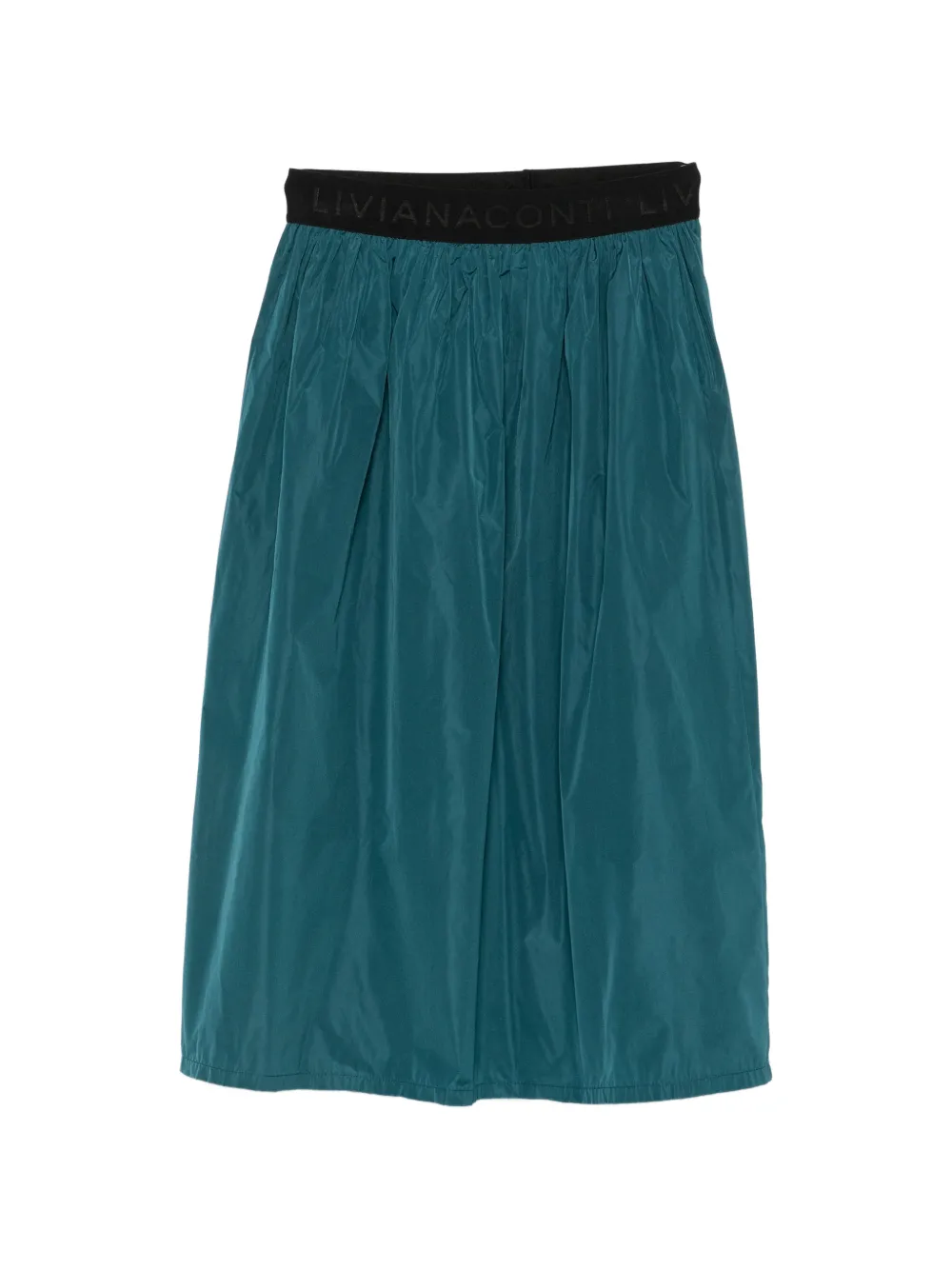 Liviana Conti logo-waistband midi skirt · 44