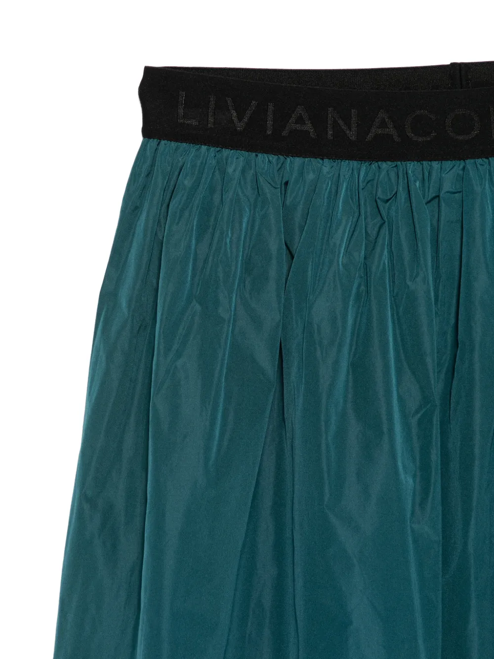 Liviana Conti Midi-rok met logoband Groen